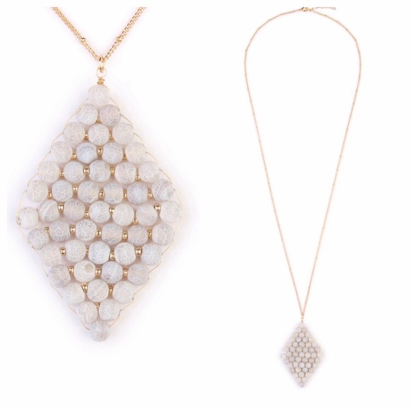 NATURAL STONE Pendant Necklace - Picture 2 of 7